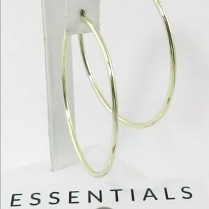 Essentials 18K Gold Plated Hoop Earrings